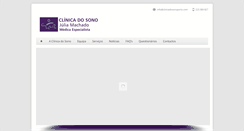 Desktop Screenshot of clinicadosonoporto.com